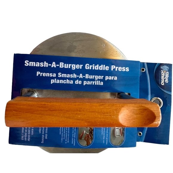 Blue Rhino Other - Smash Burger Press Kit Stainless Steel Hamburger Meat Griddle Sku 2613